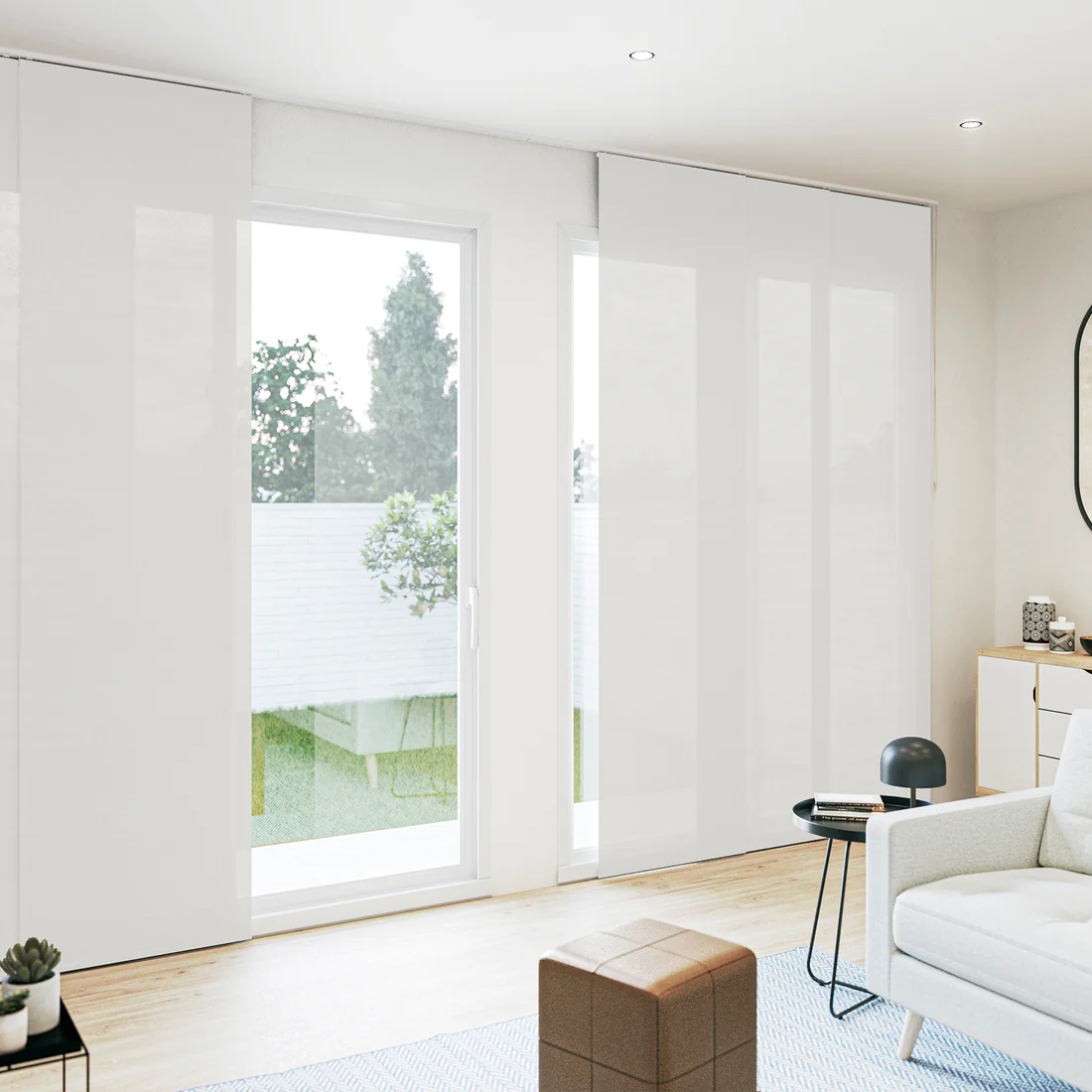 Premium Japanese panels for panoramic windows in Marbella villa