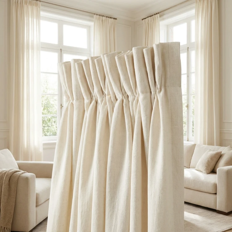 Pencil Pleat Curtains