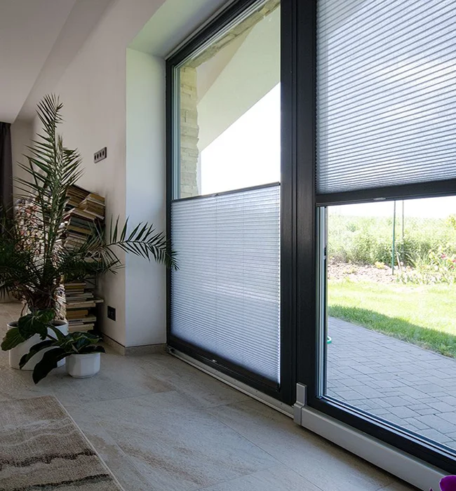 Cortinas plisadas para ventanas