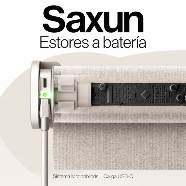 estores a bateria saxun