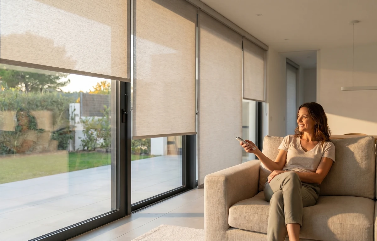 smart home motorised blinds in Málaga