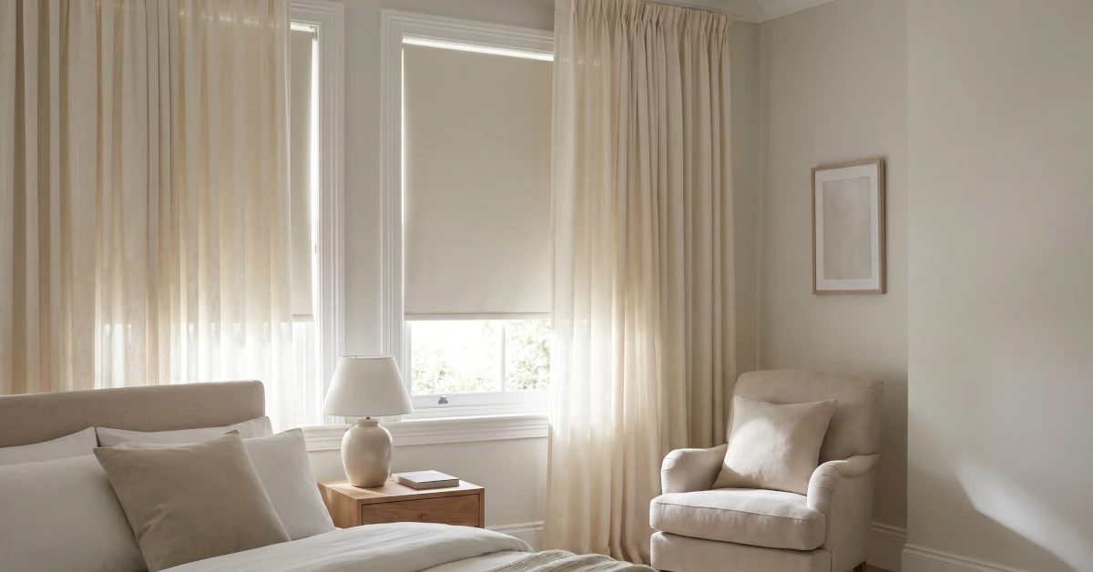 Elegant blackout blinds for bedroom privacy and comfort in Costa del Sol