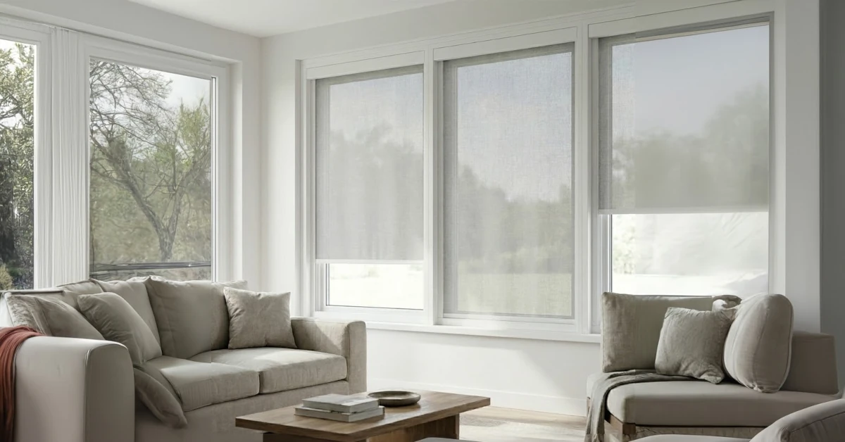 estores sin taladrar para ventanas oscilobatientes