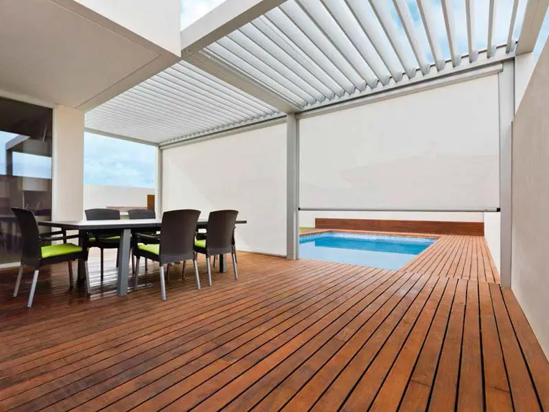 pergola bioclimatica con zbox