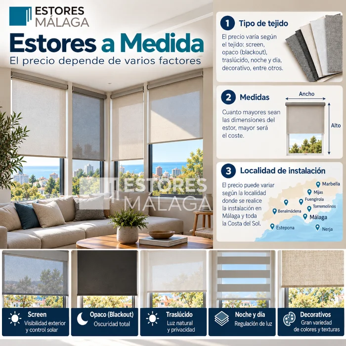 precio de los estores a medida en Malaga precio de los estores a medida en Malaga